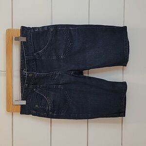 LOFT Ann Taylor size 4 petite blue jean shorts